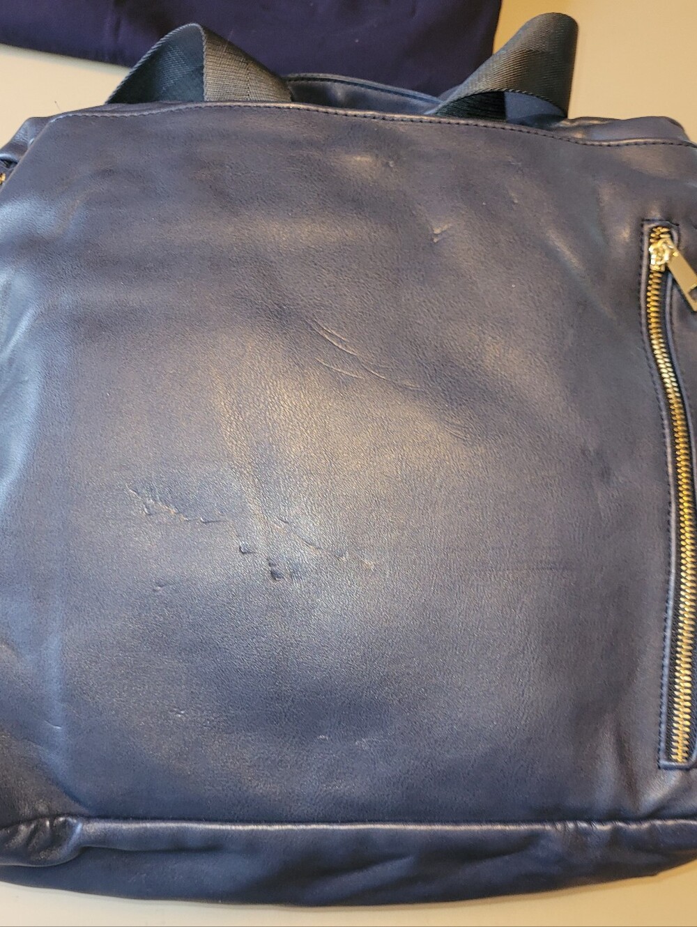 Fawn Design - Blue Bag/ Backpack Diaper Bag. Multi-pocketed Good Condition! - Picture 3 of 16